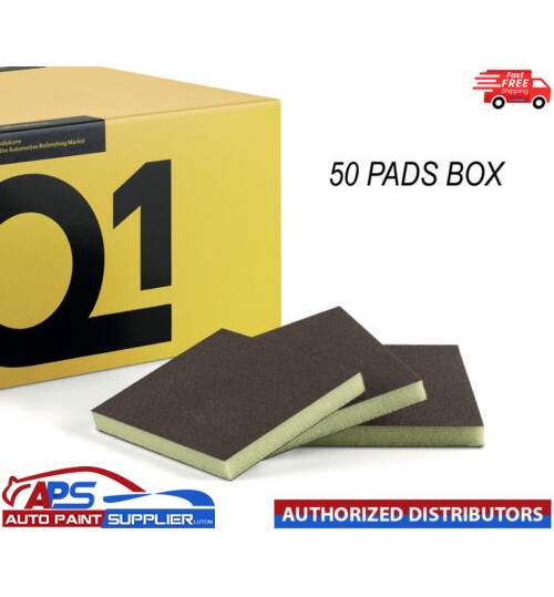 Q1 Double Sided Sanding Sponges FINE Softback Abrasive Sanding 50 pads Box